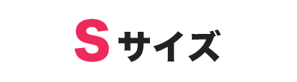 お得なパック料金 Sサイズ