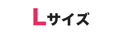 お得なパック料金 Lサイズ